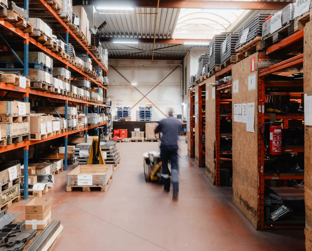Magazijn spare parts