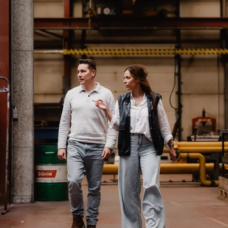 Tom Ellen wandelen werkplaats